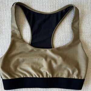 Koral Infinity High-Shine Lustre Sports Bra - Black - Size Small- Liquid Look